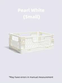 1 Multifunctional Folding Basket, Plastic Folding Basket, Foldable Storage Box, Suitable For Bedroom, Office, Bathroom, Desktop Drawer Storage Box Decoration, Multifunctional Storage Box - Multicolor - View 28