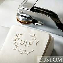 1 PC Personalized Embosser Stamp, Custom Hand Embosser Stamp,Logo Embosser,Wedding Logo Embosser,Library Book Embosser Stamp,Party Favors, Wedding Accessories, Perfect Gift - Silver - View 3
