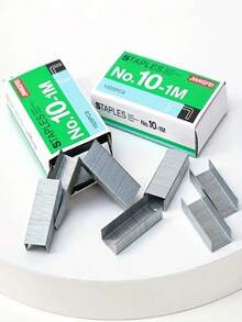 20/10/5Box Household Small #10 Staples For Binding, Student Stationery, Office Supplies, Stapler Nails - Sets - View 1