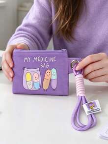 Tas Obat, Kantung Pil, Kantung Gantungan Kunci, Perlengkapan Sehari-hari, Desain Tali Pergelangan Tangan, Lampiran Ransel, Pengasuh, Hadiah Natal, Hadiah Perawat, Hadiah Ulang Tahun - MultiWarna - View 4