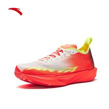 Anta Plastic Pioneer SPEED Racing Running Shoes Men's Track & Field Shoes Student Back To School Fitness Test Athletic Shoes - Papyrus White/Fire Orange/Neon Green/Basic Black-3 - View 2