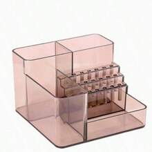 1pc Nail Drill Machine And 28-Slot Nail Drill Bit Holder, Transparent Plastic Base, Suitable For Desktop Storage, Skincare Product Storage, Small Item Storage, Professional Nail Tool Storage Box (ABS Material) - Multicolor - View 13