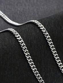 1pc Promise Necklace Chain For Men, With Card And Gift Box, Birthday Gift, Christmas Gift - To My Man - View 3