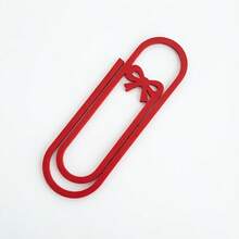 Cute Bow-Shaped Paper Clip Bookmark, Giant Paper Clip Design, Multi-Color, Suitable For Book Lovers And Students - Bow Bookmark - View 16