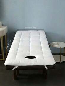 Bộ 1 tấm đệm giường massage SPA dày mềm và khung đỡ mặt, thoải mái, có lỗ che mặt - Nhiều màu - Xem 2