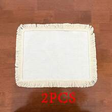 1/2/4pcs Japanese Style Tassel Lace Fabric Napkins, Suitable For Valentine's Day, Wedding, Daily Use And Wedding - Multicolor - View 10