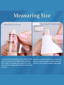 KOSKOE 300Pcs Full Matte Full‑Cover Nail Tips 15 Sizes Pre‑Buff Artificial Fake Nails Ultra‑Thin Quick Extension Press‑On Nails For Salon & DIY Manicure - Clear - View 9