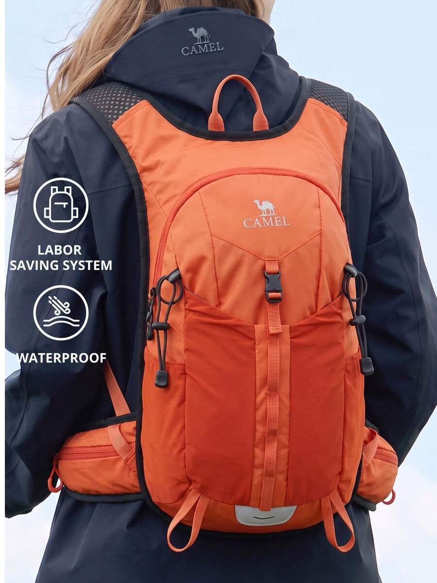 CAMEL CROWN Outdoor Fashion Backpack: Lightweight & Stylish Hiking Backpack, Suitable For Outdoor Trekking - Vermilion Red - View 1