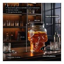Beverage Ice Bucket & Beverage Dispensers - Black - View 9