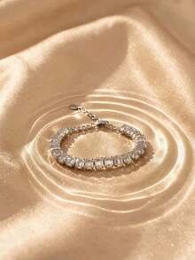Swarovski Millenia Collection Women's Choker Necklace, Sparkling Crystal Neck Chain With Octagonal Cut, Rhodium-Plated Fashion Jewelry Accessory - Clear - View 3