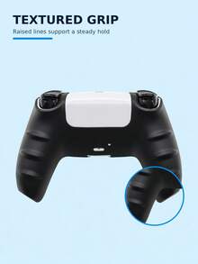 Compatible With PlayStation 5, Anti-Slip Groove Design Protective Case, Anti-Slip, Anti-Sweat, Anti-Dust, Scratch-Resistant, Better Grip, Enhanced Gaming Experience, Valentine's Day Confession/All-Season Romantic Gift - View 5