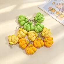 10pcs Cute Raw & Ripe Banana Resin Pendants, Banana Resin Charms, DIY Earrings Bag Pendant Parts - Random Color - Banana Pendant Mix - View 8