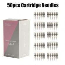 Grey Tattoo Needles 50pcs/Box RL RS M1 Size Professional Disposable Purple Needles Permanent Eyebrow Lip Makeup Needles Suitable For Tattoo Machine Pen - Grey - View 14