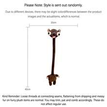 1Pc Funny Long Neck Plush Pendant Dachshund Sloth Cartoon Stuffed Doll Bag Decor Outfit Accessory Quirky Gift Christmas Birthday Gift Random Style - Multicolor - View 10