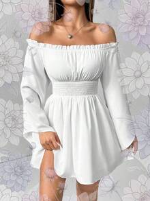 Women Short Dresses - White - View 5