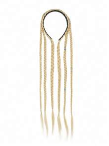 24 Inch Multi-Strand Long Braided Hair Band, Bohemian Style Fashion Headpiece, Suitable For Women's Festival Party And Daily Hairstyle Styling - Multicolor - View 10