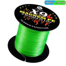YACUMA Polyethylene Material Wear-Resistant 9X Strand Braided PE Line 500M-546YDS Suitable For Deep Sea, Boat Fishing, Lure Fishing And Various Fishing - Green - View 11