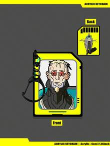 Faithful Replica Of Cyberpunk2077,Cyberpunk Keychain,TaliaYang/D/WeakKingsley/RomanCaeax,2D Acrylic Keychain - Double-sided Acrylic - View 11
