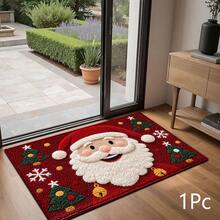 Karpet Panjang Motif Santa Claus 2D, Keset Lantai Rumah, Keset Pintu Masuk, Keset Dalam Ruangan, Keset Samping Tempat Tidur Kamar Tidur, Keset Dapur, Karpet Panjang Dapur, Cocok Untuk Ruang Tamu, Ruang Cuci, Kamar Mandi - MultiWarna - View 11
