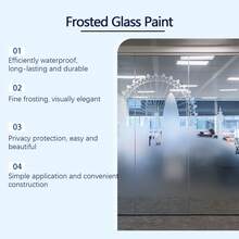 JAYSUING Frosted Glass Paint Anti-Peeping Coating Bathroom Glass Office Light-Blocking Coating Frosted Glass Paint - Frosted Glass Paint - View 7