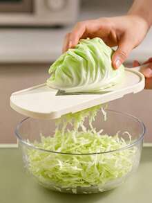 Vegetable Salad Slicer Multi-Function Grater Shredder For Men And Women Portable Kitchen Gadgets For Home Travel Camping Wedding Party Kitchen Essential Accessory Household Items For Cabbage Lettuce Purple Cabbage Cucumber - Multicolor - View 10