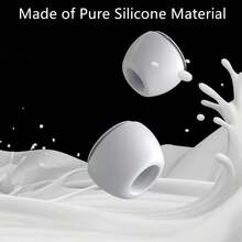 Compatible With Airpods Pro1/2 Replacement Ear Tips Earbuds [4 Pairs/1 Pair], Silicone Noise Cancelling Earbud Tips (Sizes XS/S/M/L, White) - View 2