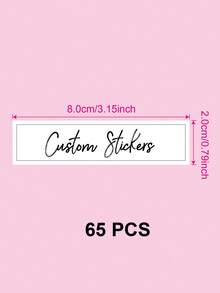 Custom Landscape Rectangular Stickers, Custom Logo Rectangle Stickers For Business Brand, Waterproof Labels, Customizable Photo Stickers, Wedding, Engagement, Birthday, Party Gift Tags, Supplies For Small Business - White-rectangular - View 27