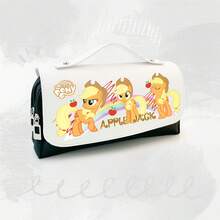 1pc My Little Pony Pencil Case Set, Ins Style Large Capacity Colorful Aesthetic Pencil Pouch, Cute Stationery Storage Bag, Pencil Box, Back To School Gift For Students And Teenagers - A - View 12