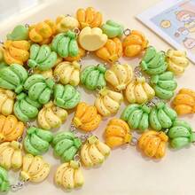 10pcs Cute Raw & Ripe Banana Resin Pendants, Banana Resin Charms, DIY Earrings Bag Pendant Parts - Random Color - Banana Pendant Mix - View 6