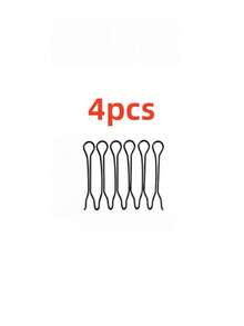 2/4/6/10pcs / 12pcs / 24pcs Seamless Minimalist Hair Clips, High Crown Essential, Invisible Hair Buckle, Create Princess Hairstyle, Suitable For Backcombing Bangs, Organizing Loose Hair, Voluminous Styling Hair Clip, Ideal For Daily Commute, Work, Date, Party - Black - View 7