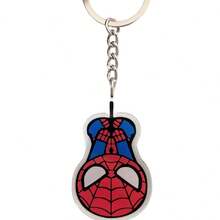 Hasbro Spider-Man Acrylic Keychain, Cute Upside Down Cartoon Character Key Ring, Bag Charm Pendant, Fan Collectible Gift - One Size - View 4
