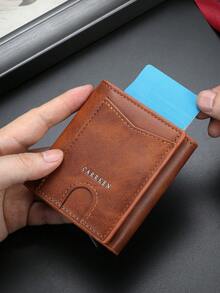 CarrKen 1 chiếc ví đựng thẻ nam nhiều ngăn đa năng kiểu Âu Mỹ, không phải ví thẻ tín dụng - Nhiều màu - Xem 12
