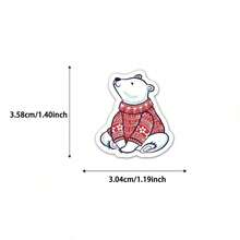somoving 100pcs Christmas Stickers Decoration For Refrigerator, Phone Case, Water Cup, Scene Arrangement, PVC Waterproof Stickers, Suitable As Birthday Gift, Party Gift, Christmas Decoration - Multicolor - View 3