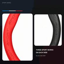 Sport Style Car Breathable Steering Wheel Cover, Wear -Resistant Steering Wheel Sleeve - Multicolor - View 9