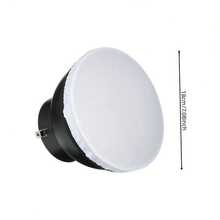 2pcs White Flash Diffuser, Compatible With 5.5 To 7 Inch Studio Flash, Suitable For Wedding Photography, Indoor Studio Shooting, Still Life Product Photography, Portrait Backdrop, Perfect Christmas Gift For Photography Enthusiasts - Flash Diffuser - View 3