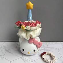 Hasbro Sanrio Hello Kitty Hanging Storage - Hello Kitty Christmas Tree Shaped Hair Accessories, Bracelets, Necklaces Storage Decor, Cute Hello Kitty Christmas Tree Hanging Storage Rack - Kt - View 9