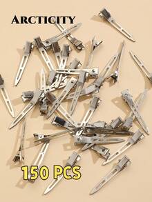 Arcticity 100pcs 5.5cm Fluffy Hair Root Clips, Designed For Hair Salons, High Quality. DIY Hair Styling Tool, Easily Create Voluminous Hair Roots, Add Hair Texture, Perfect Choice For Hair Styling - Silver - View 13