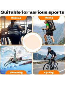 1 Set Thigh Anti-Chafing Patches And Protective Sleeve Combination - Invisible Seamless Adhesive, Suitable For Application Inside Clothing - Skin-Friendly Anti-Abrasion, Applicable For Thigh Chafing And Covering Patches - Thin style - View 5