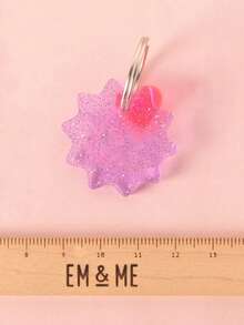 1pc Laser Engraved Customized Pet Shiny Jelly Color Pet Name Tag, Personalized Pet ID Tag, Pet Identity Plate, Pet Tag, A Personalized Small Gift For Family/Friends/Pets - Pet Tag - View 12