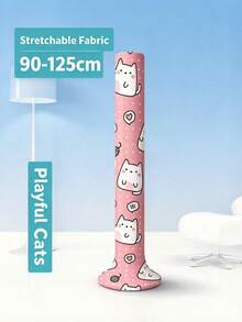 1pc Milk Silk Fabric Cylindrical Dust-Proof Fan Cover, Suitable For Indoor Home Use All Seasons, Cylindrical Shape, Elastic Wrap Design, Multiple Pattern Options, Christmas Season Decoration Gift, Home Storage Use - Fan Cover 1PC - View 7