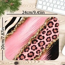 1pc Luxury Animal Print Patchwork Desk Mat, Multi-Purpose Vanity Table Protector, Nail Art Mat, Large Desktop Mouse Pad For Women Bedroom & Gaming Desk, S/M/L/XL - View 19