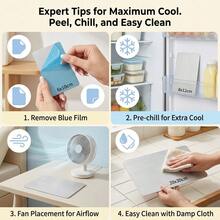 Pet Cooling Pad, Aluminum Plate Material, Easy To Clean, Double-Sided Coating, Scratch-Resistant. Suitable For Pet Cages Or Indoor Home Use. Suitable For Hamsters, Kittens And Puppies, Guinea Pigs, Rabbits. - Silver - View 6