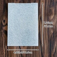 Text Circle Diamond Vine Embossing Folders, Vintage Background Pattern Paper Embossing Template For DIY Card Making Scrapbooking Album Craft Decor - WZ-1 - View 20