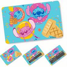 Stitch Credit Card Sticker Bank Card Decorative Sticker Cute Cartoon Girl Design Red Polka Dot Bow Playful Expression Card Slot Line Design Size Fits Card Surface DIY Personalized Decoration Scratch Resistant Wear Resistant Credit Card Bank Card Bus Card Access Card Student Card ID Card Cute Decoration Highly Attractive Girl Style Sticker Set Waterproof Durable Gift Personalized Card Surface Practical And Beautiful - Multicolor - View 5