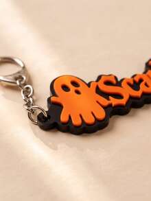 Custom Shaped Name Keychain, Custom Pumpkin & Ghost Pattern, Personalized Keychain, Suitable For Backpack, Party Gift, Halloween Gift - Multicolor - View 10