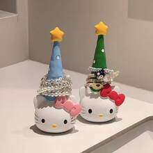 Hasbro Sanrio Hello Kitty Hanging Storage - Hello Kitty Christmas Tree Shaped Hair Accessories, Bracelets, Necklaces Storage Decor, Cute Hello Kitty Christmas Tree Hanging Storage Rack - Kt - View 10