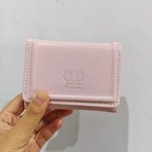 Dompet Kelinci Bergambar, Dompet Koin Minimalis Warna Lembut, Dompet Koin dan Kartu Multifungsi Pendek untuk Anak Perempuan dengan Motif Kartun Segar, Dompet Serbaguna untuk Bepergian - MultiWarna - View 7