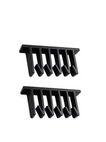 1/2pcs Lid Loft Lid Storage Rack, Slot-Style Lid Organizer, 5/10-Slot Cabinet Hanging Storage Rack, Allows Food Container Lids To Be Stored Vertically, Separated And Easily Accessible, Without Taking Up Cabinet Space - Conventional - View 14