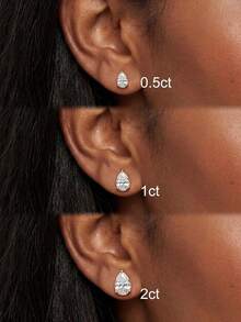 1pc Women's Cross Ear Cuff, Minimalist Silver Earring, High-End Jewelry, Luxury Brand Gift - Cross - View 2