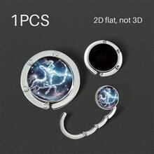 Purse Hook For Table, Constellation Zodiac Print Foldable Metal Handbag Hanger, Portable Table Bag Holder For Restaurant Desk, Unique Gift For Astrology Lovers, 12 Zodiac Signs Available - Multicolor - View 19